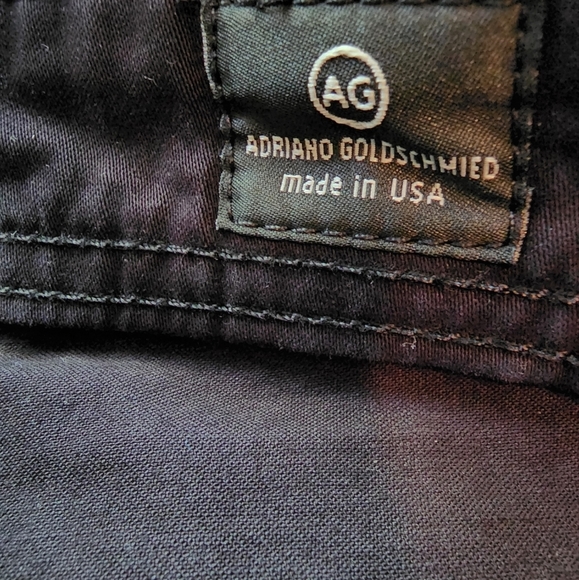 Adriano Goldschmied black Protege straight leg 5 pocket jeans size waist 34 - Picture 8 of 9